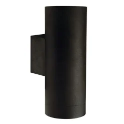 Tin Maxi Dubbele buitenwandlamp zwart
