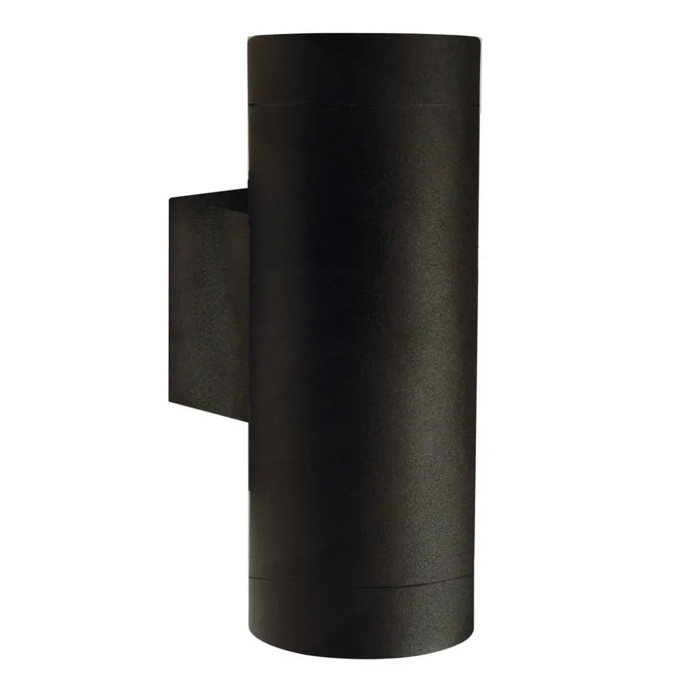 Tin Maxi Dubbele buitenwandlamp zwart
