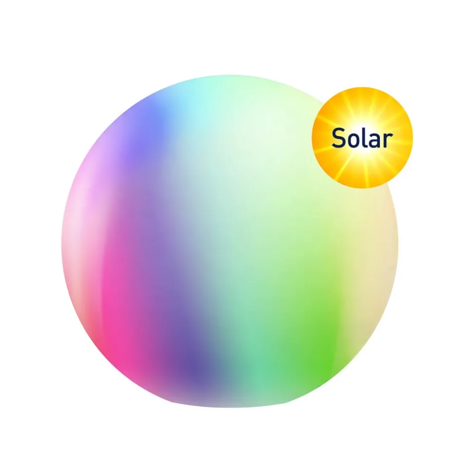 tint LED bol Calluna Solar, CCT, RGB, Ø 35 cm