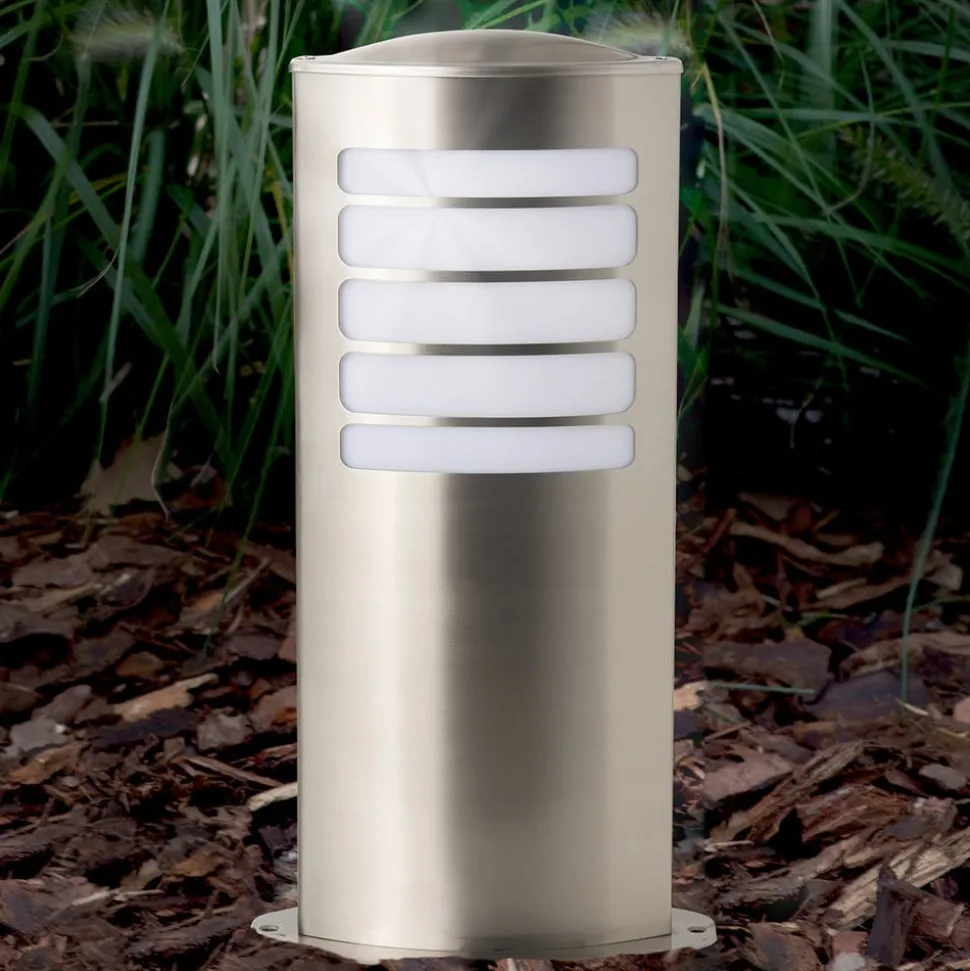 Todd - een ovalen sokkellamp van roestvrij staal