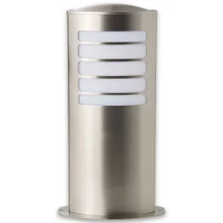 Todd - een ovalen sokkellamp van roestvrij staal