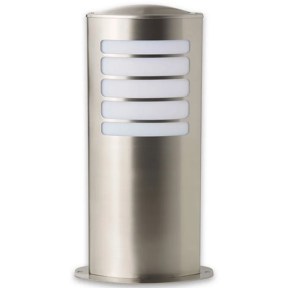 Todd - een ovalen sokkellamp van roestvrij staal