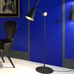 Tom Dixon Beat Floor vloerlamp, zwart