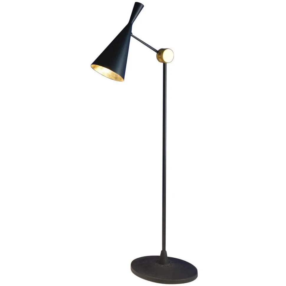 Tom Dixon Beat Floor vloerlamp, zwart