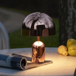 Tom Dixon Bell draagbare LED tafellamp, koperkleurig