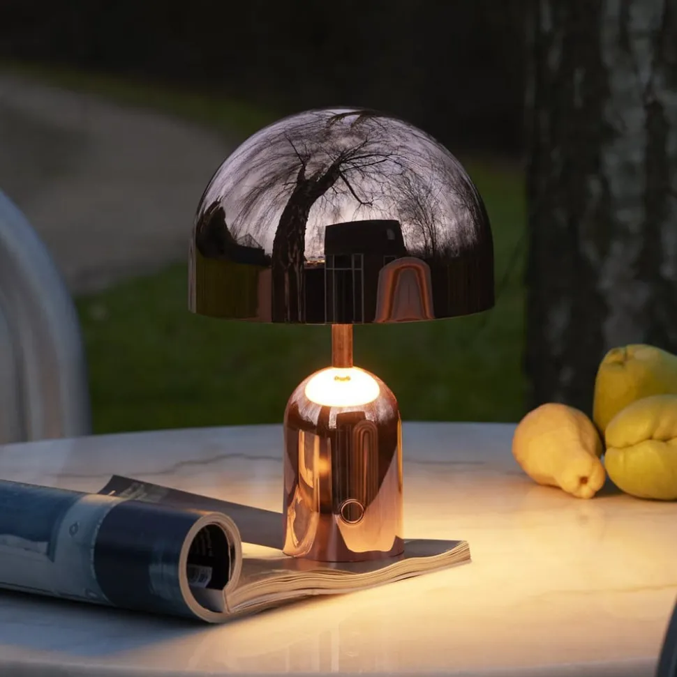 Tom Dixon Bell draagbare LED tafellamp, koperkleurig