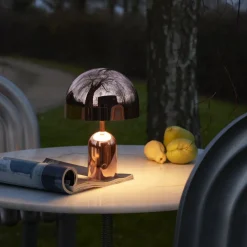 Tom Dixon Bell draagbare LED tafellamp, koperkleurig