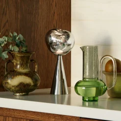 Tom Dixon LED oplaadbare tafellamp Melt Portable, zilver, 28,5 cm