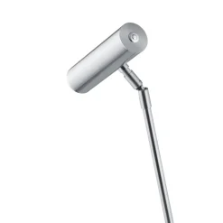 Tom Pro LED tafellamp, mat nikkel, hoogte 47 cm, CCT, dimmer