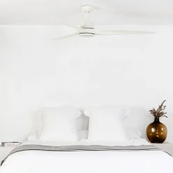 Tonic plafondventilator, wit, gelijkstroom, stil, afstandsbediening