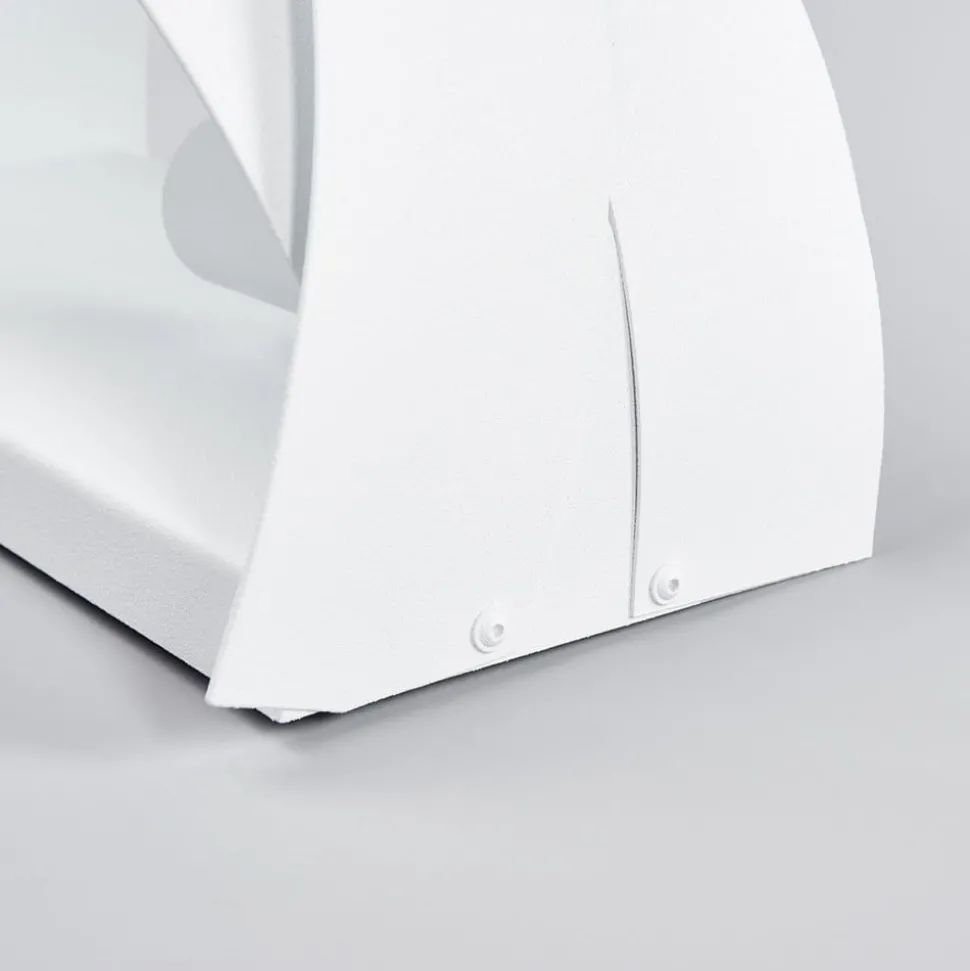 Tornado - sneeuwwitte wandlamp