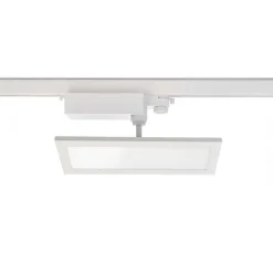 TRACK LIGHT LED paneel, wit, 3-fase, 3.000 K, aan/uit