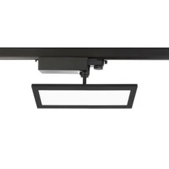 TRACK LIGHT LED paneel, zwart, 3-fase, 3.000 K, aan/uit