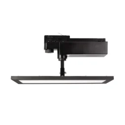 TRACK LIGHT LED paneel, zwart, 3-fase, 3.000 K, aan/uit