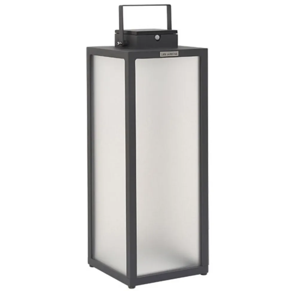 Tradition LED lantaarn op zonne-energie, antraciet, hoogte 65 cm