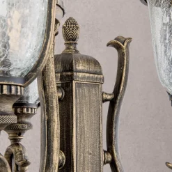 Traditionele 3-lichts lantaarnpaal PAULA