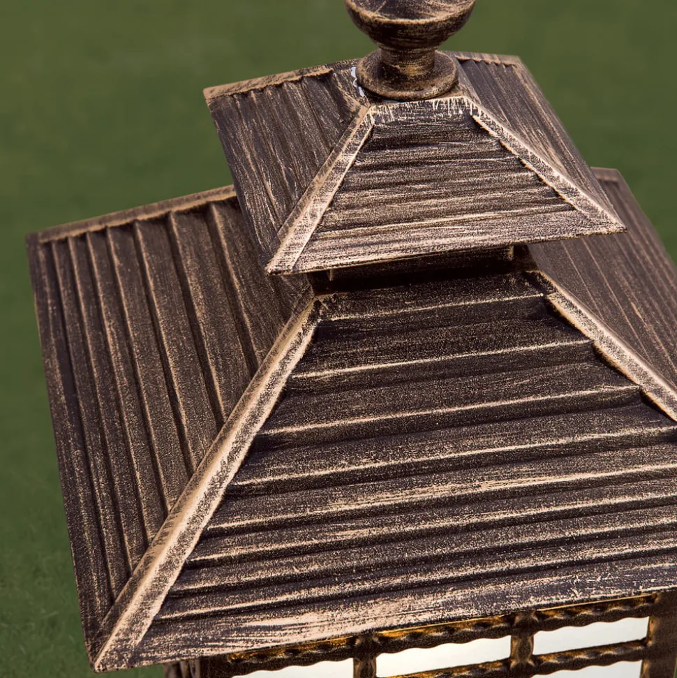 Traditionele padlamp ILKA in lantaarnvorm