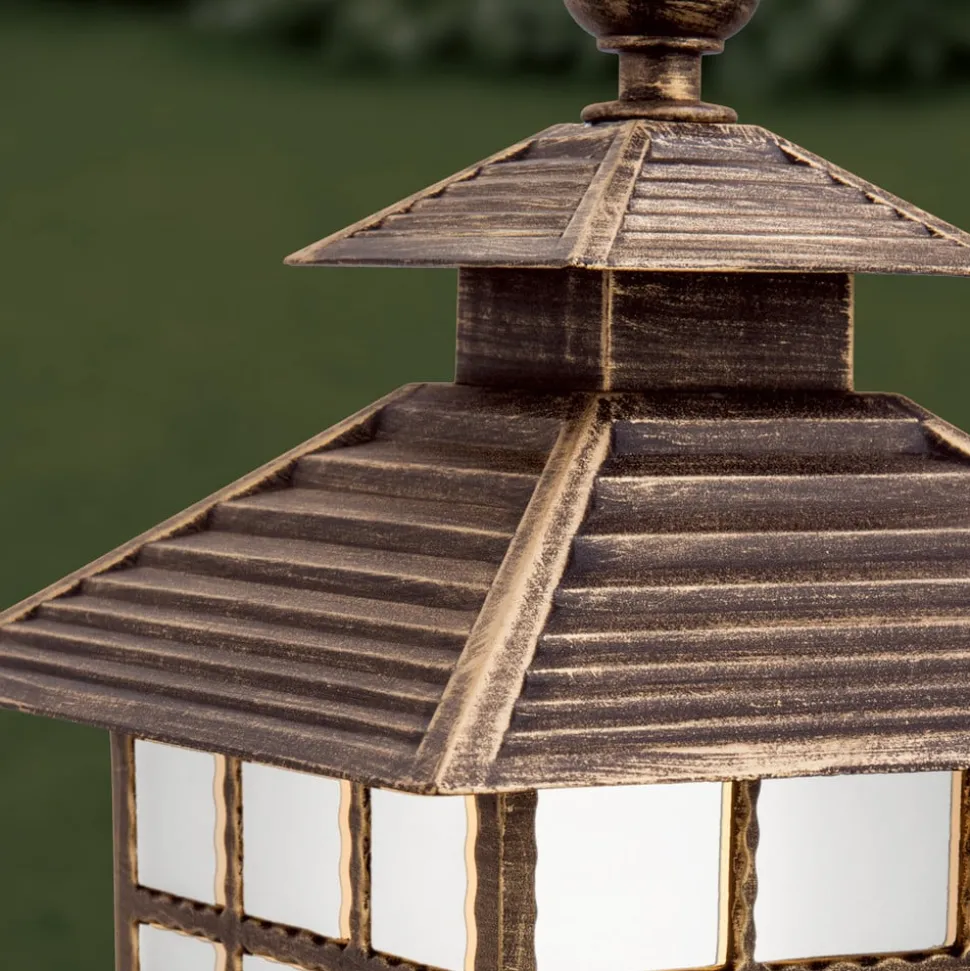 Traditionele padlamp ILKA in lantaarnvorm