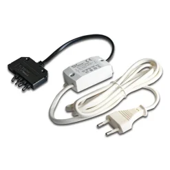 Transformator LED 350mA/5W met 5voudig-verdeler