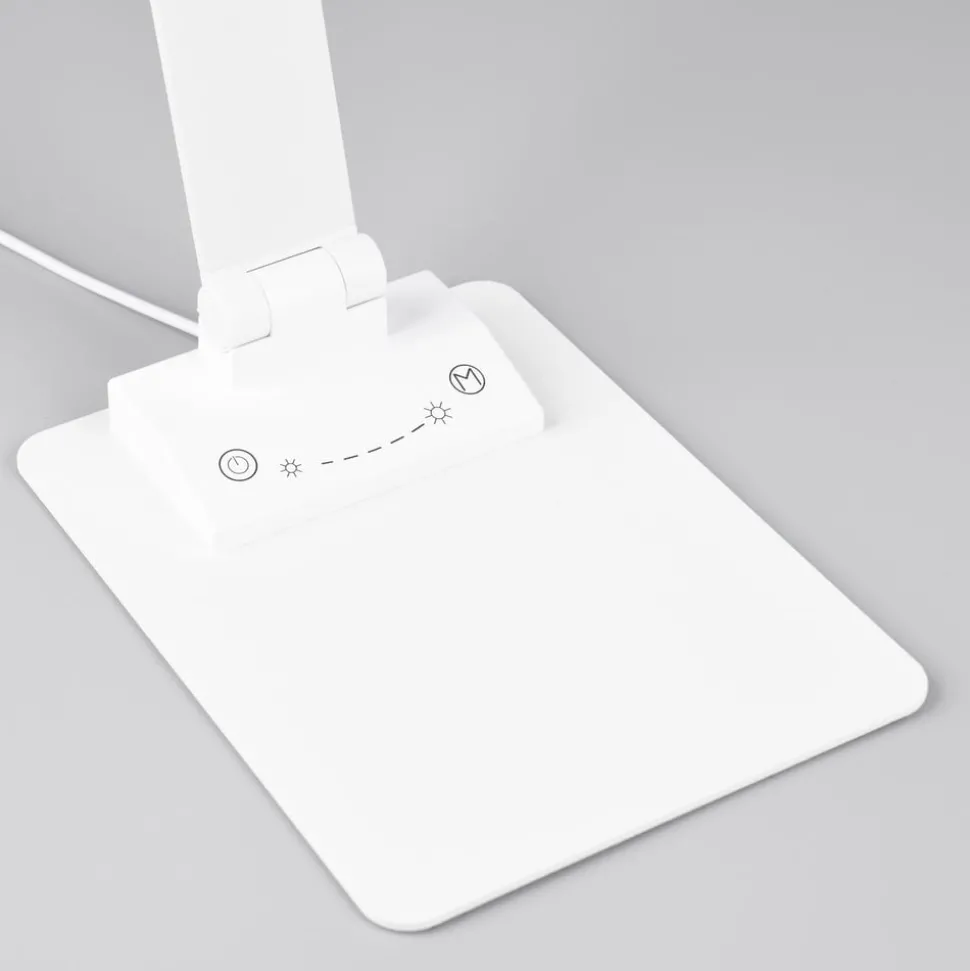 Travis LED tafellamp, wit, CCT, dimbaar, touch, USB