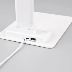 Travis LED tafellamp, wit, CCT, dimbaar, touch, USB