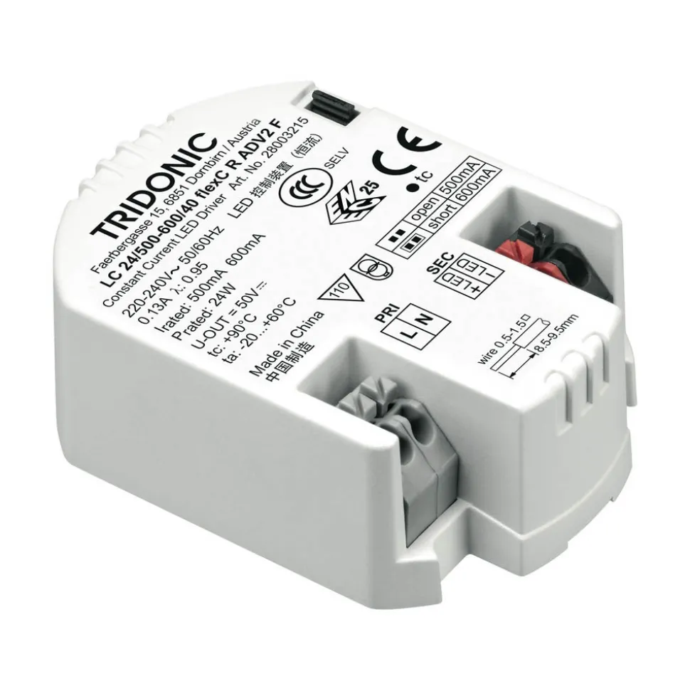 TRIDONIC driver LC 24W 500-600mA flexC R ADV2 F