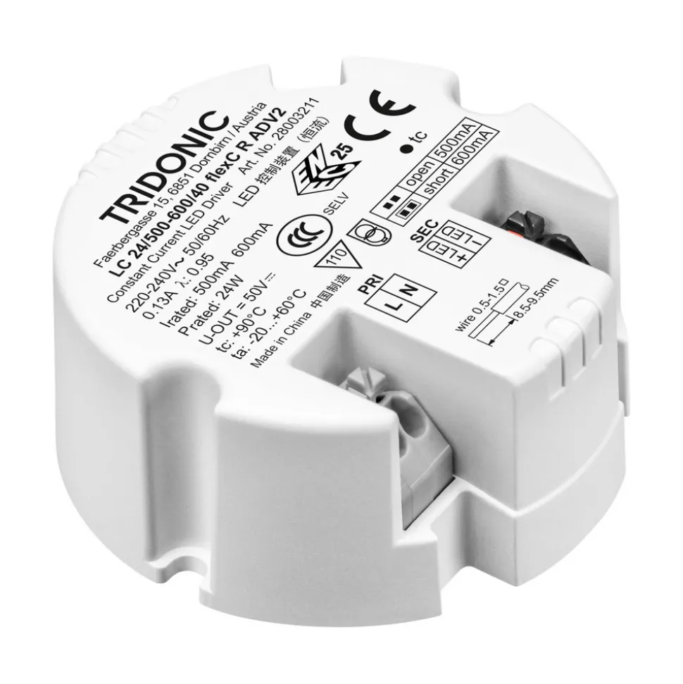 TRIDONIC LED driver LC 24W 500-600mA flexC R ADV2
