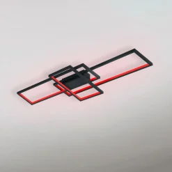 Trio WiZ Thiago smart plafondlamp 104cm antraciet