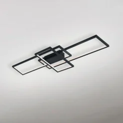 Trio WiZ Thiago smart plafondlamp 104cm antraciet