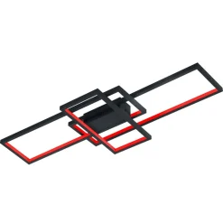 Trio WiZ Thiago smart plafondlamp 104cm antraciet