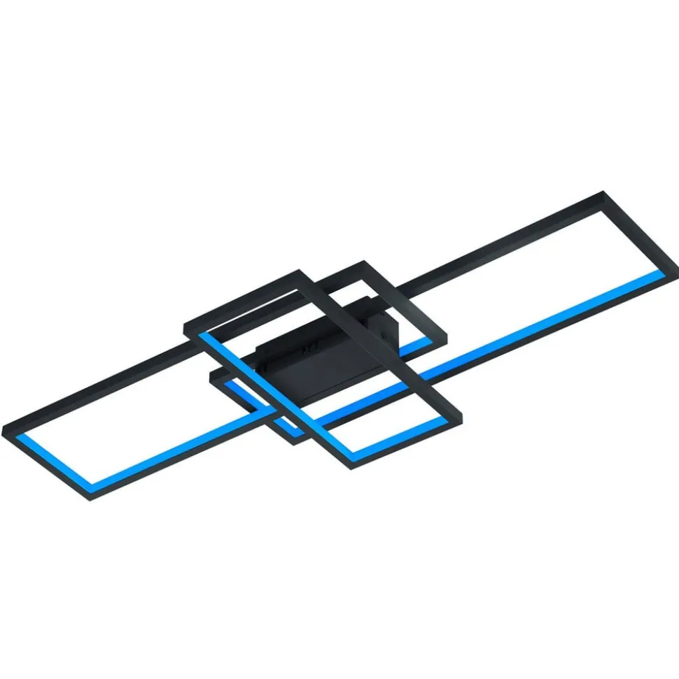 Trio WiZ Thiago smart plafondlamp 104cm antraciet