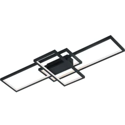 Trio WiZ Thiago smart plafondlamp 104cm antraciet