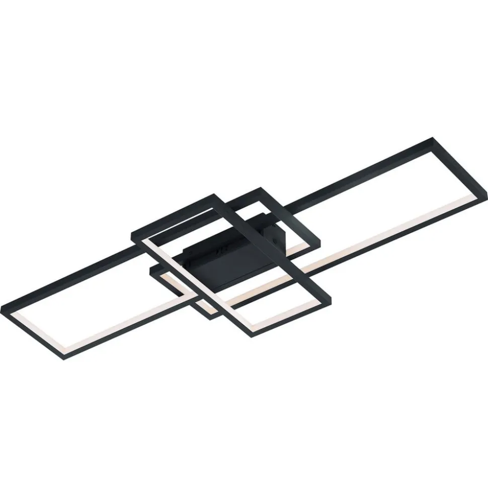 Trio WiZ Thiago smart plafondlamp 104cm antraciet