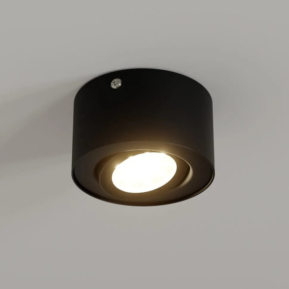 Tube LED plafondspot, zwart