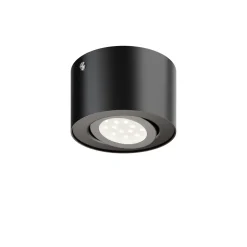 Tube LED plafondspot, zwart