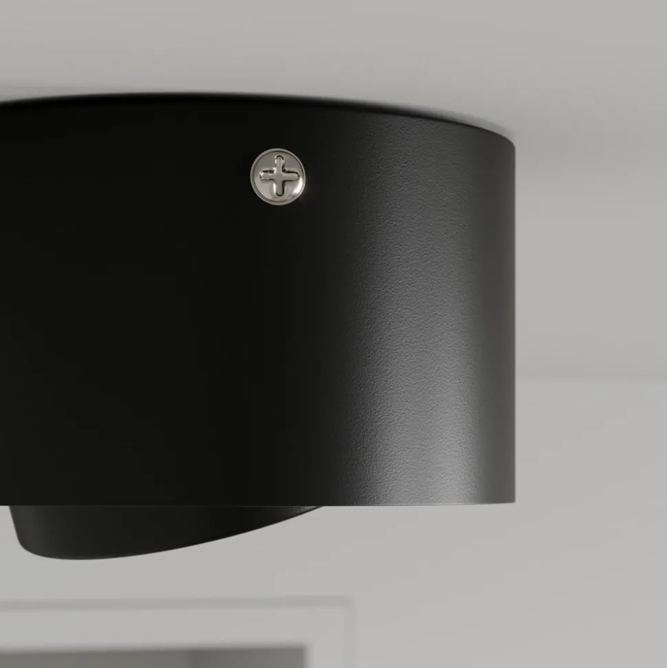 Tube LED plafondspot, zwart