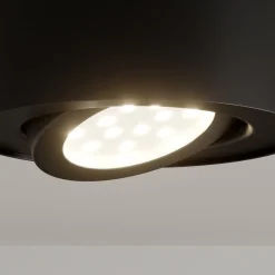 Tube LED plafondspot, zwart