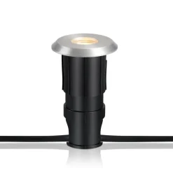 Tuin 24 Deklamp, zilver, opbouwlicht, 3W