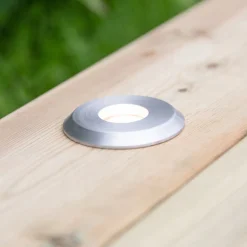 Tuin 24 Deklamp, zilver, opbouwlicht, 3W