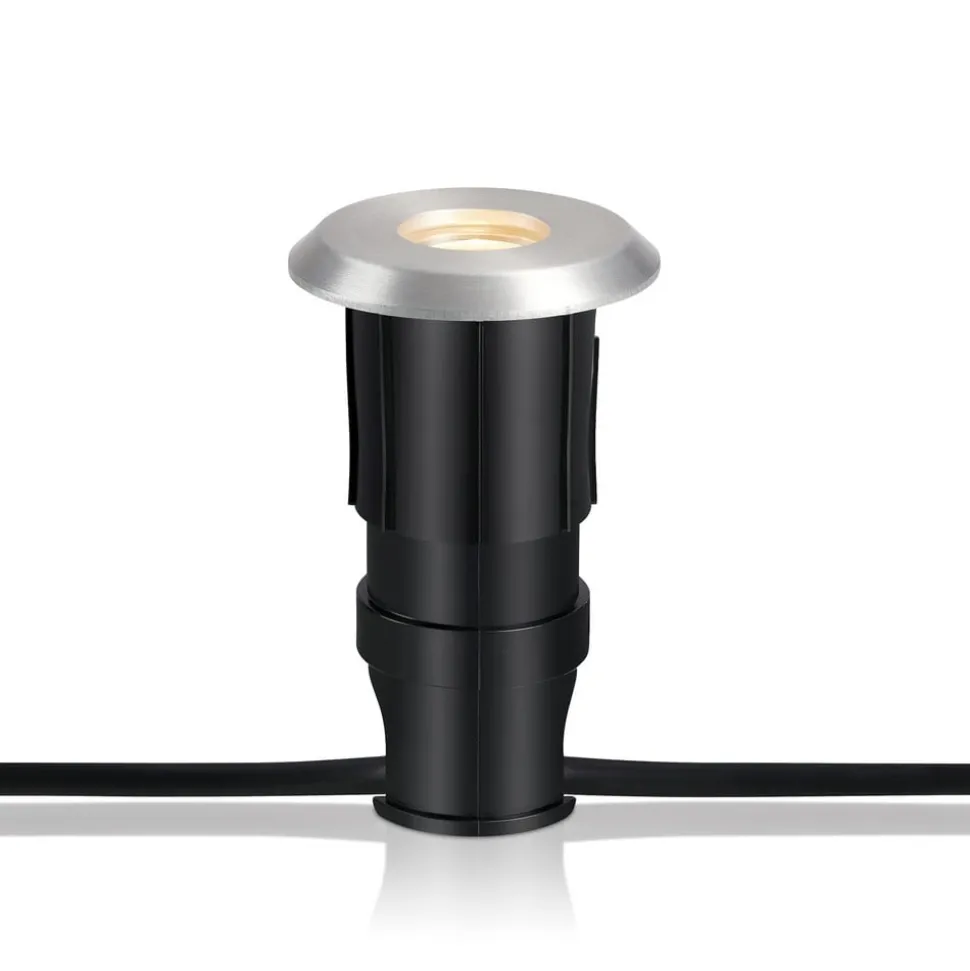 Tuin 24 Deklamp, zilver, opbouwlicht, 0.8W