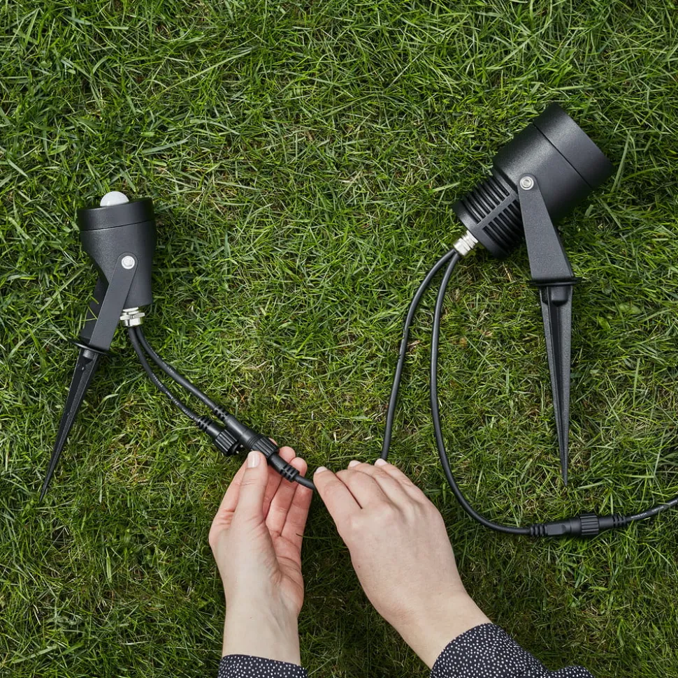 Tuin 24 LED spot, zwart, 9 watt