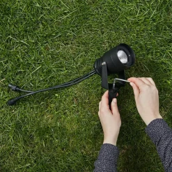 Tuin 24 LED spot, zwart, 9 watt