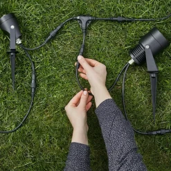 Tuin 24 LED spot, zwart, 6 watt