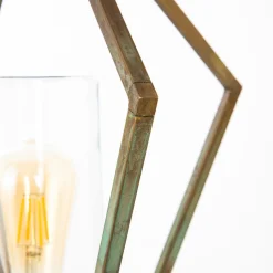 Tuinpadverlichting 3456 messing antiek/helder 88cm