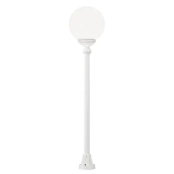 Tuinpadverlichting 1132 met bolkap, wit