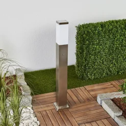 Tuinpadverlichting 400166 met twee stopcontacten, sensor