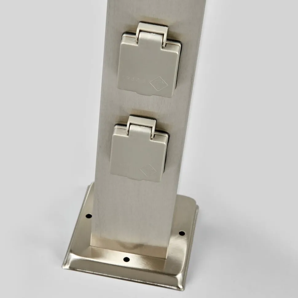 Tuinpadverlichting 400166 met twee stopcontacten, sensor