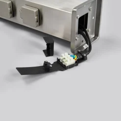 Tuinpadverlichting 400166, roestvrij staal met 2 stopcontacten