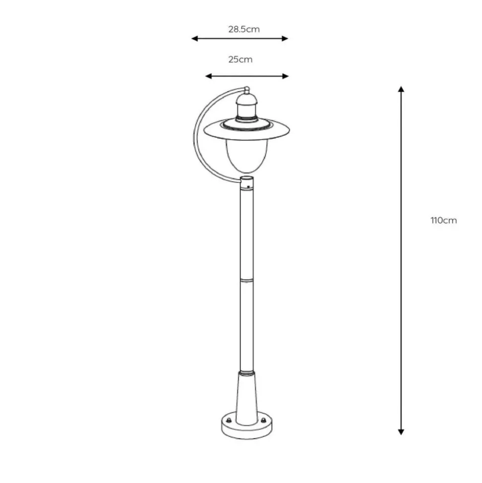 Tuinpadverlichting Aruba, roestbruin