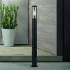 Tuinpadverlichting Batton, IP44, zwart, hoogte 90 cm, metaal
